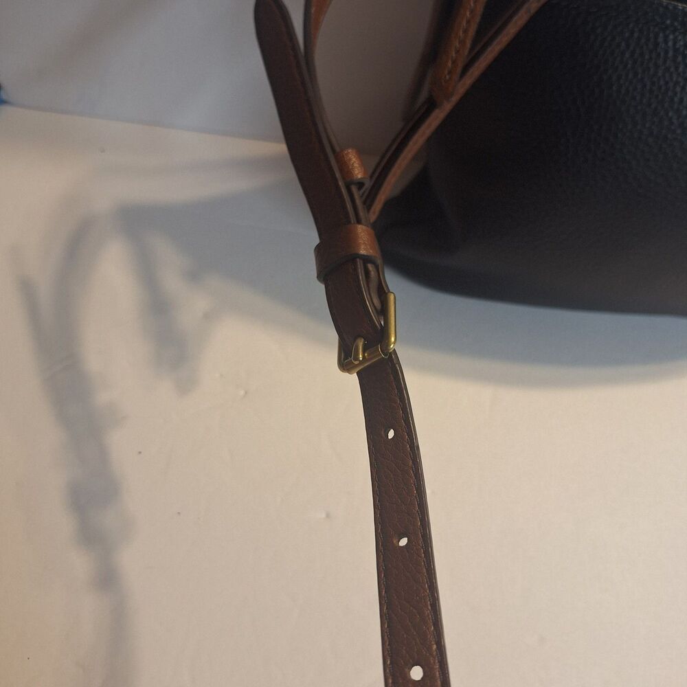 Fossil Two Tone Women's Pebble Leather Crossbody Handbag - Picture 6 of 14